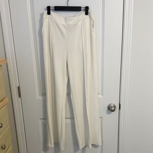 Chic Cream Straight Leg Women's Pants